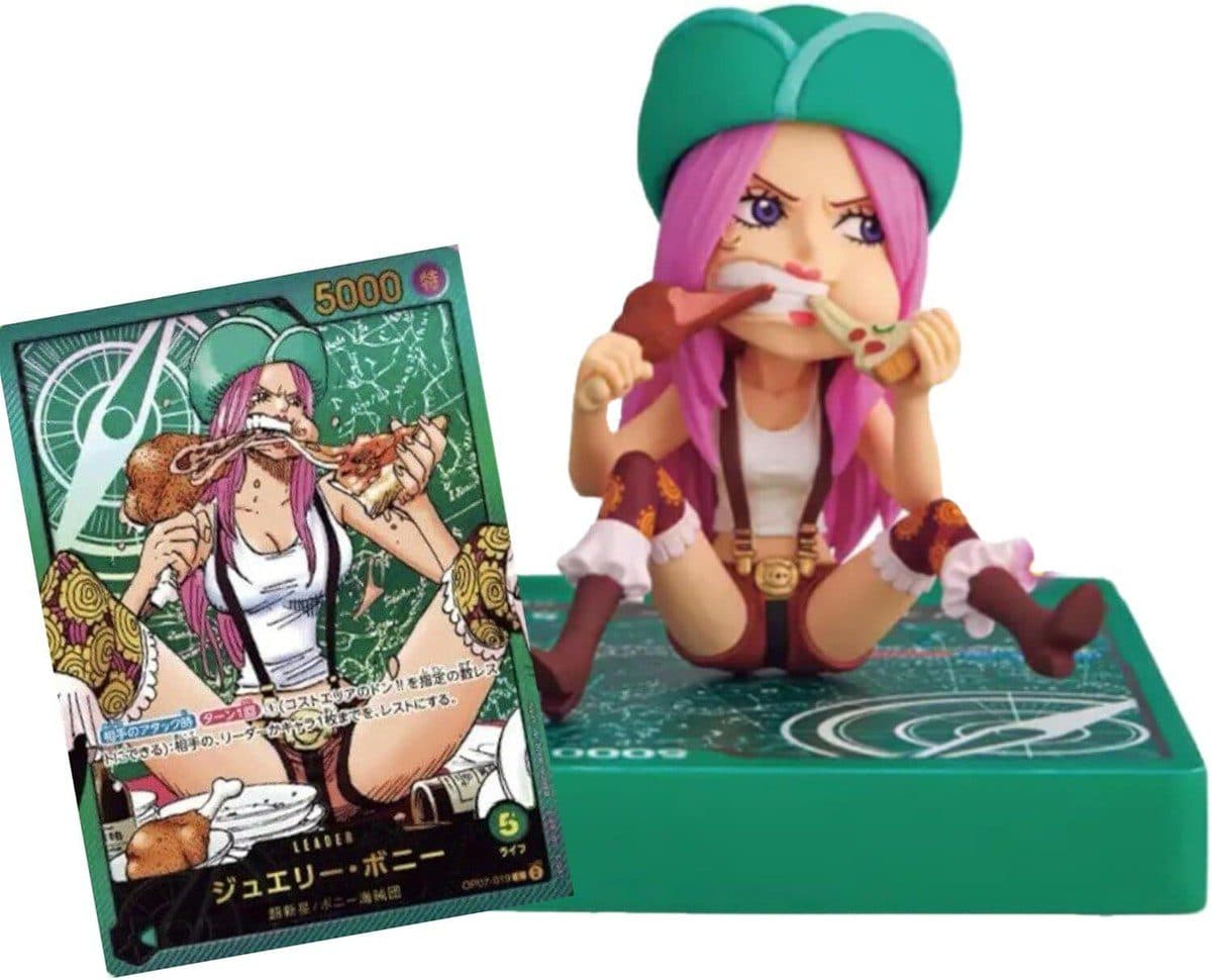 One Piece Card Game WCF LECAFIG Bonney Figure with Promo Card – Japan Exclusive