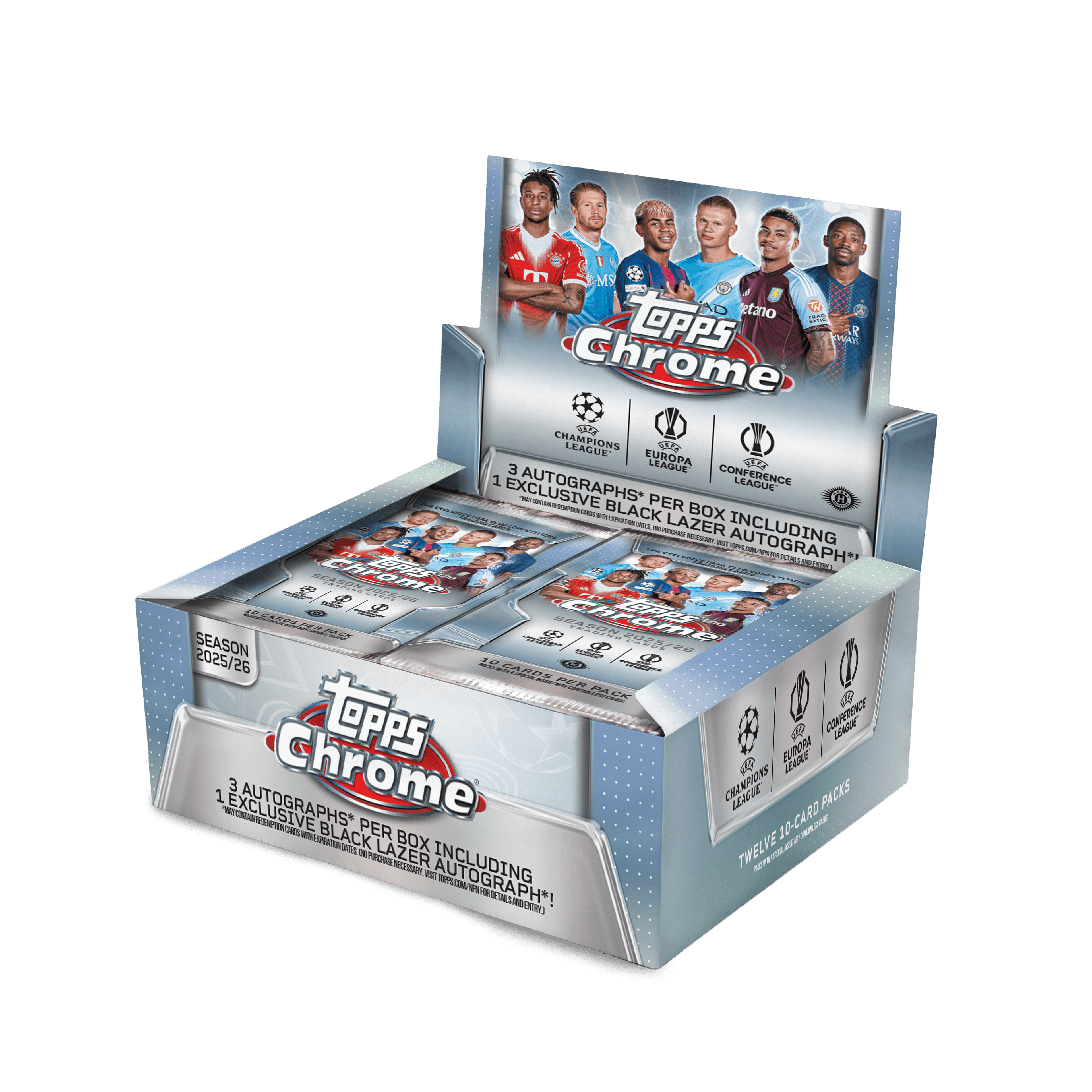 Topps Chrome UEFA Club Competitions 2026 - Jumbo Box