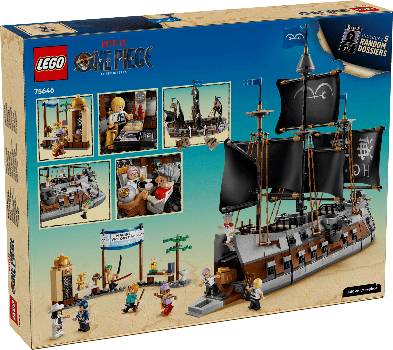 Lego – One Piece – La Nave da Guerra di Garp