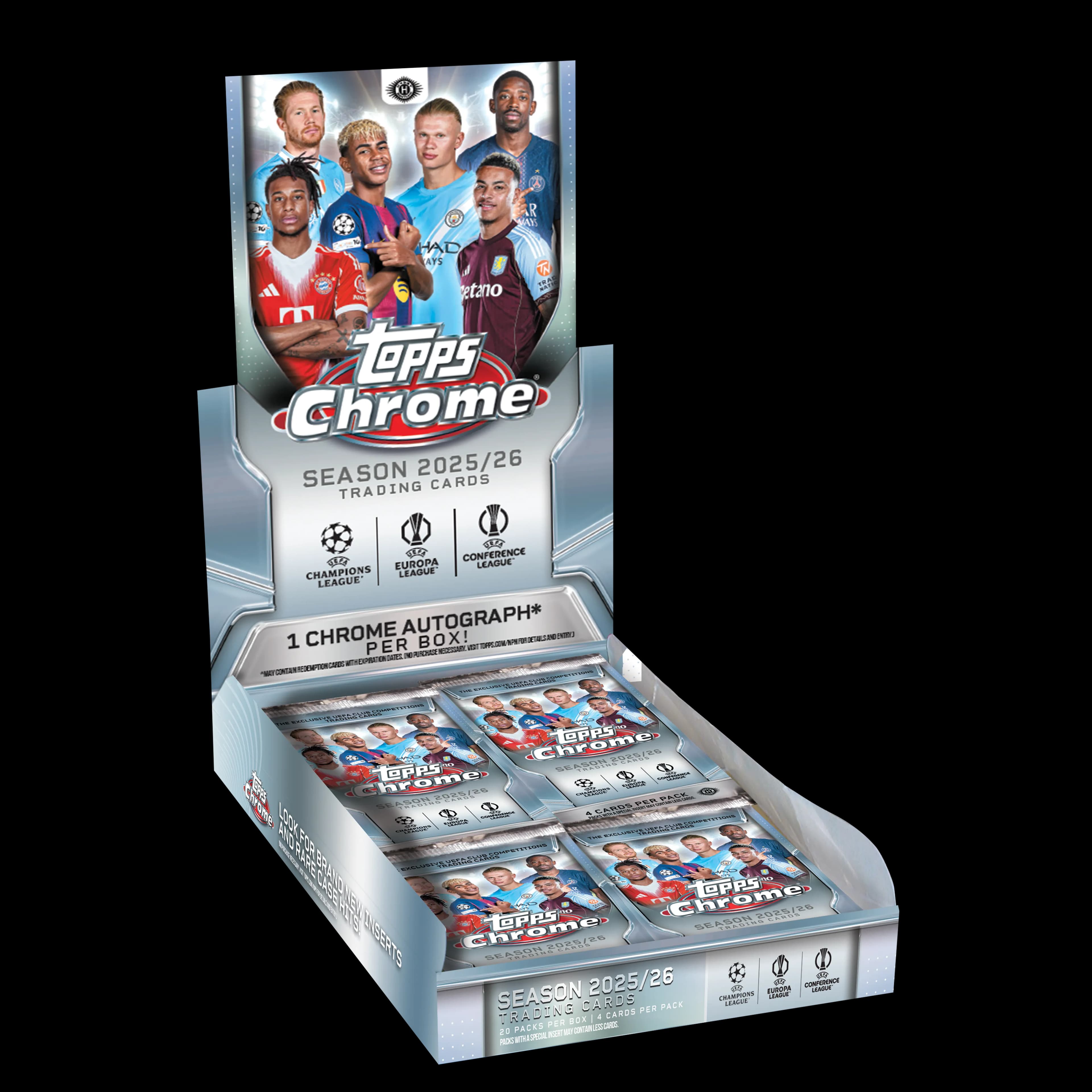 Topps Chrome UEFA Club Competitions 2026 - Hobby Box